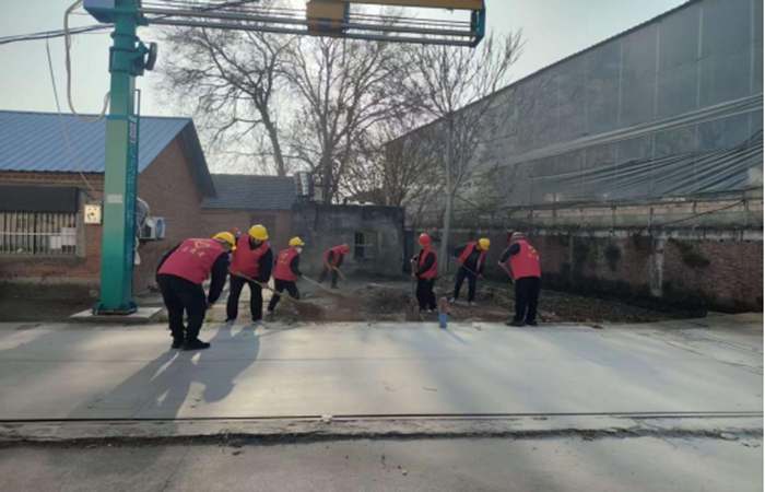 中共淮南淮糧裕農(nóng)糧食購銷有限公司 支部委員會開展義務(wù)勞動“主題黨日”活動